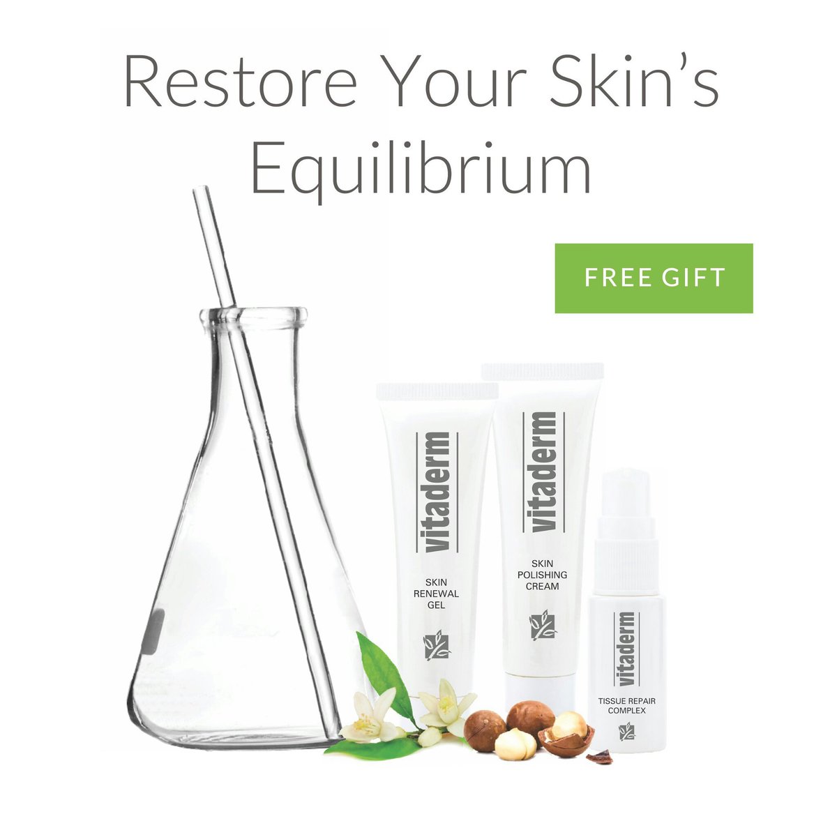 Vitaderm_s's tweet photo. Trio of Trial Sizes valued at R335 avail free with purchase of 3 Vitaderm products till end Jan 2017 #restore #free https://t.co/nmGiUZeqeE