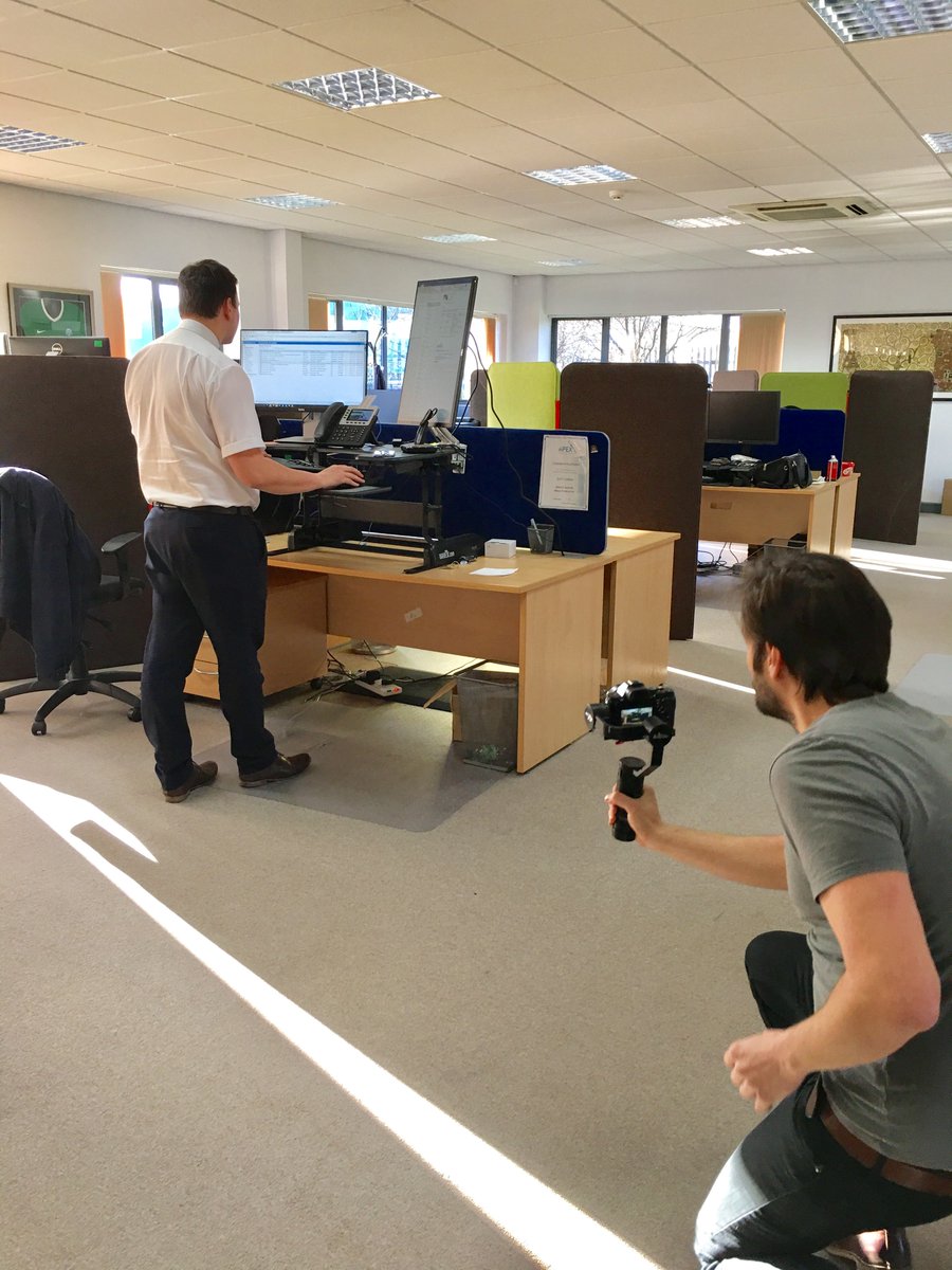 ApexCompLTD's tweet photo. #ApexComputingNews Lovely to have @metronet_uk in our offices this morning #Filming for their #CaseStudy, look out for us on their website https://t.co/CW4t1Vq0XG