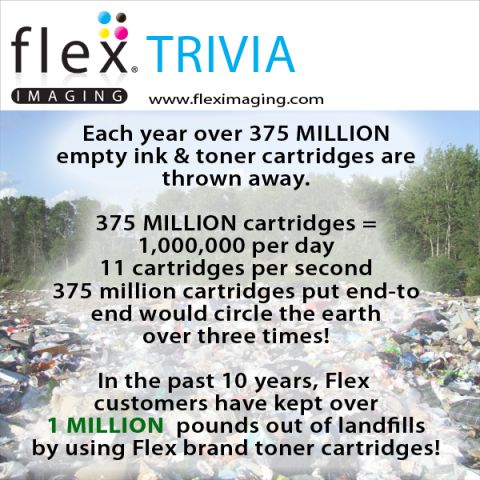 fleximaging's tweet image. #SavetheWorldWednesday. We would like to give a BIG THANKS to our customers that use Flex brand toner!