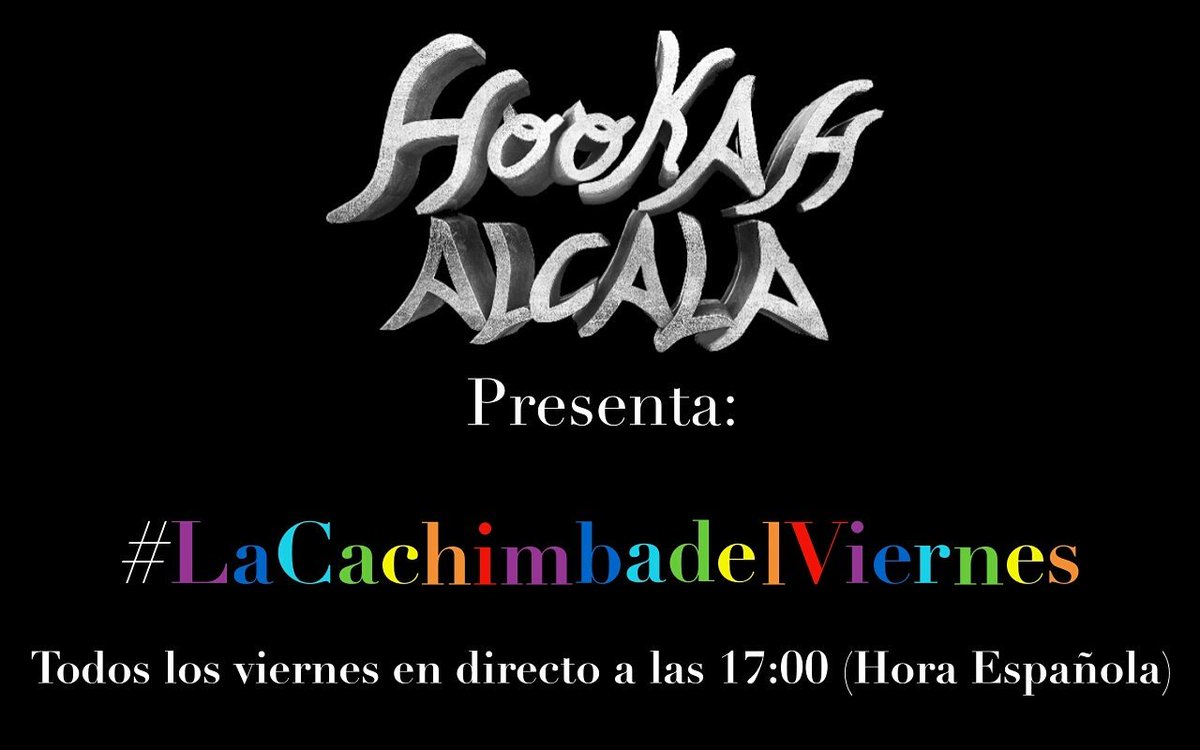 HookahAlcala's tweet photo. Estaremos en directo a las 17:00h en YouTube! Habrá una SORPRESA sólo para los que estéis en el directo. Fuma con nosotros! 💨 TE ESPERAMOS https://t.co/PO3BElmJtZ
