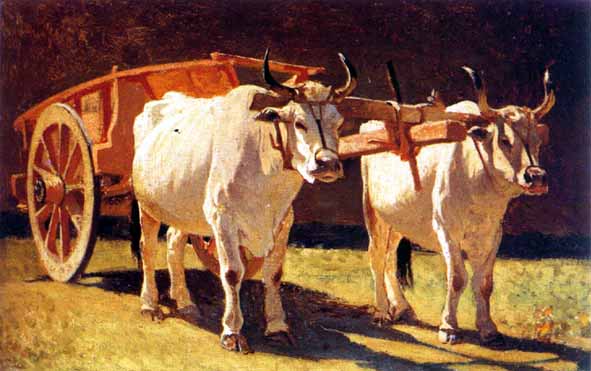 mariaireneali's tweet photo. #NatiOggi
GIUSEPPE #ABBATI 1836-1868
#macchiaioli
Bovi al carro
@VicoLudovico @Asamsakti @overjas @redne2013 @overjas @Hakflak https://t.co/6L07kFm2dA