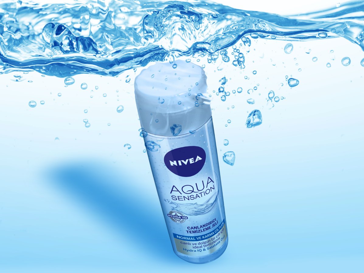 NIVEA Aqua Sensation Canlandırıcı Temizleme Jeli nazikçe temizlerken,  cildin tazelenmesi ve canlanmasına yardım eder.. #CildinizNemeDoysun