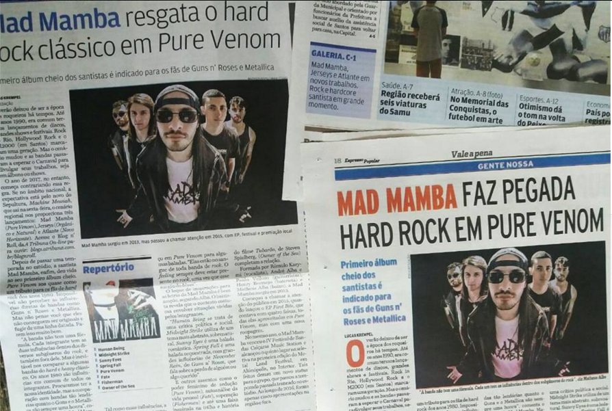 MadMamba_'s tweet photo. #JornalATribuna #HeavyMetal #Rockonmidia #Newspaper #RockinSantos #PureVenom #Release #HardRock https://t.co/TFeQYkGO4r