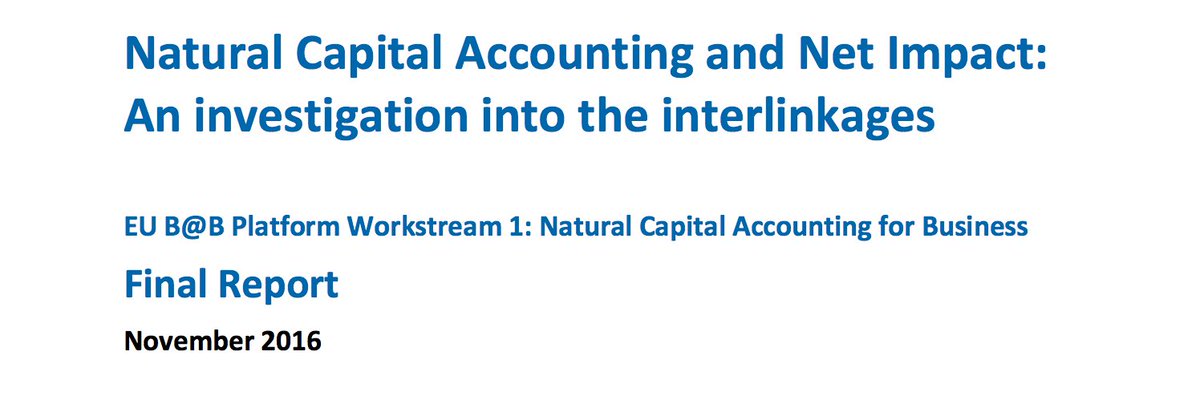 CapsCoalition's tweet photo. New Report on #NaturalCapital Accounting links with ‘#NetImpact’ https://t.co/bNFvrXvKOQ #NatCapHub #NetValue https://t.co/qRSCSpRj23