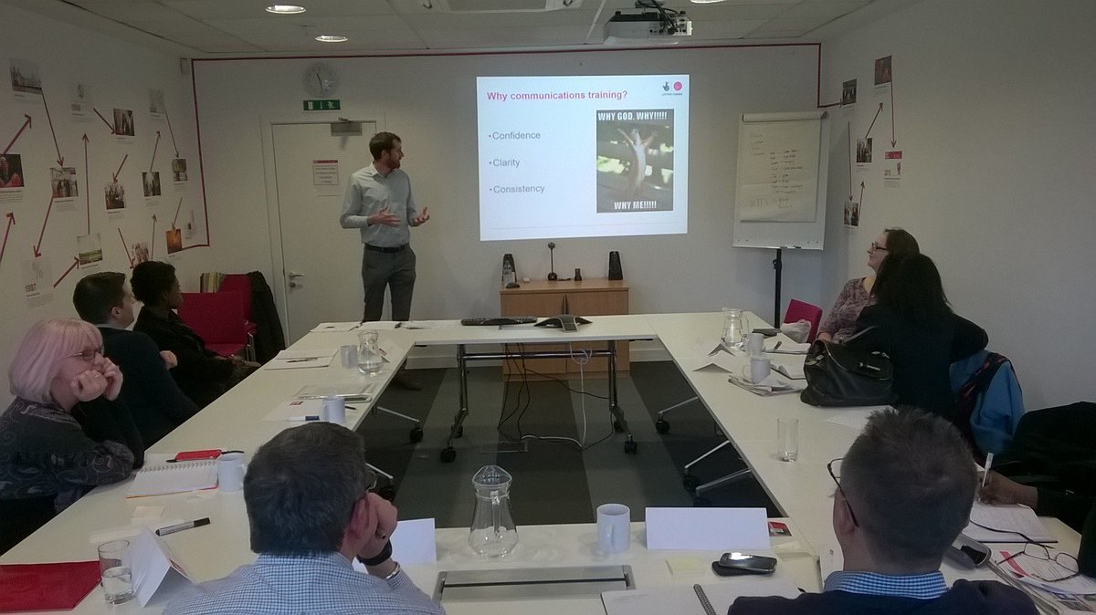 NewmanTom85's tweet photo. It all about Clarity, Confidence and Consistancy at Communications training for #businessconnectors @BITC https://t.co/sMr5i7XlA8