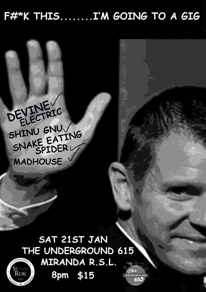 devineelectric1's tweet photo. Our next show #Sydney #PicOfTheDay #rocknroll #livemusic https://t.co/MjTClaMcOp