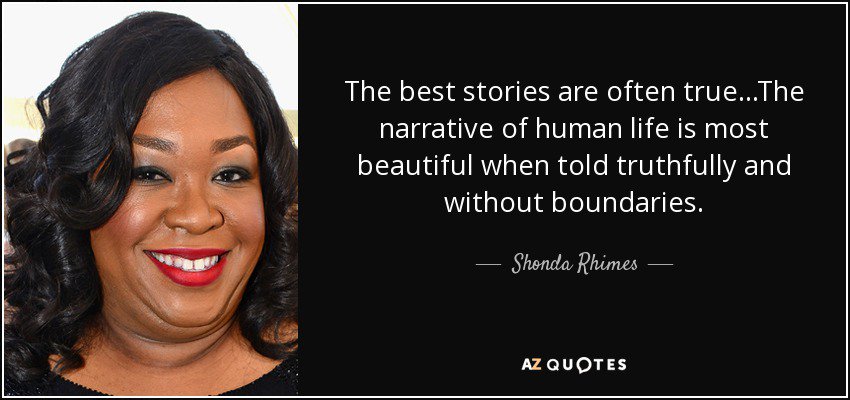 HAPPY BIRTHDAY 

Shonda Rhimes 
