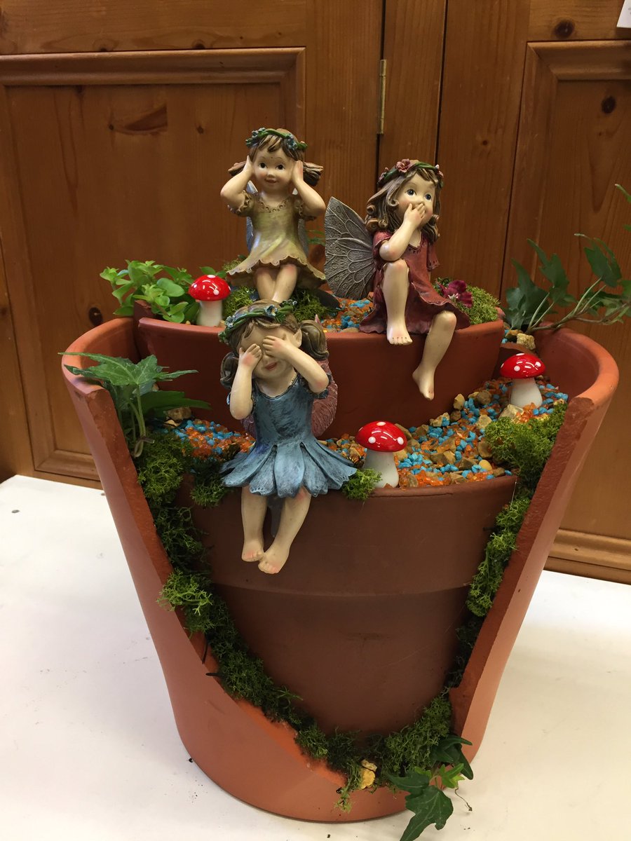 TomWoodFlorists's tweet photo. New fairy gardens being created in the shop #fairygarden #doncasterisgreat #twf #atsocialmediart https://t.co/xZ9fhuiiGT