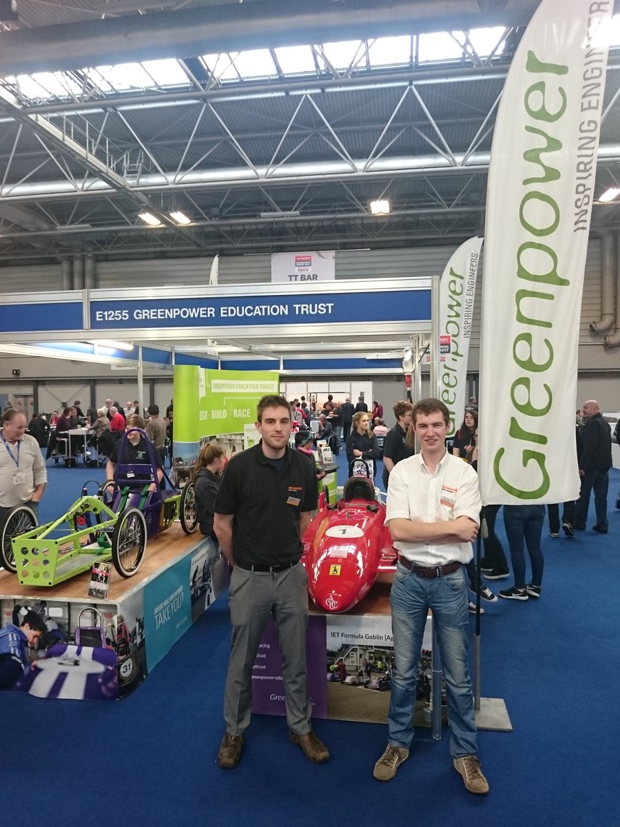 We're helping out the <a href="/Greenpowertrust/">Greenpower Education Trust</a> team at the Autosport show. Come and say hello if you're in the area!