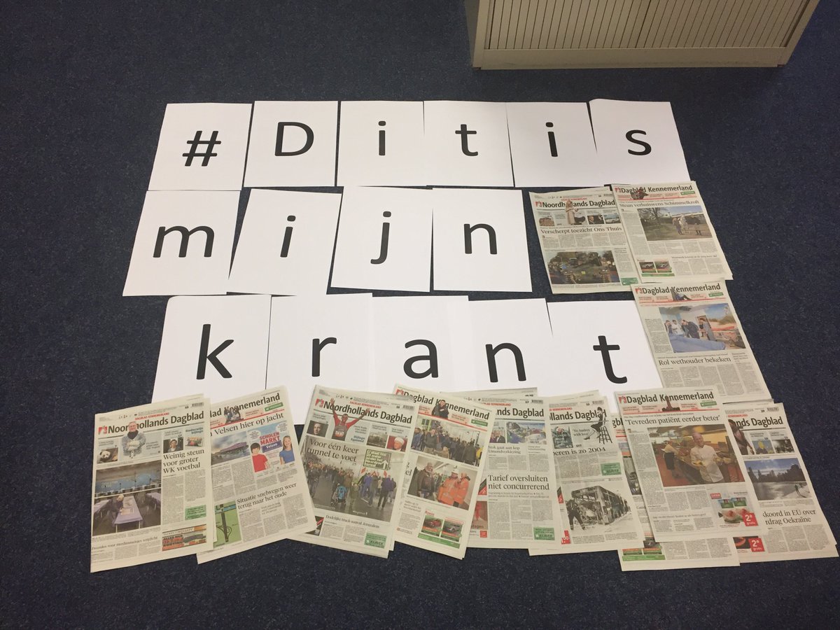bartvuijk's tweet photo. Spread the word! #ditismijnkrant https://t.co/SSASJS6Fqn