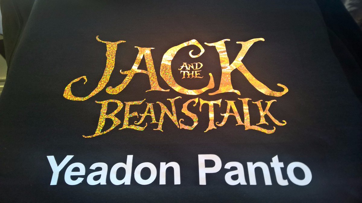 logothat's tweet photo. Great print gold hologram #ilkley #panto #yeadon #guiseley #leeds #embroidery #printing https://t.co/v1NW9NKLOm