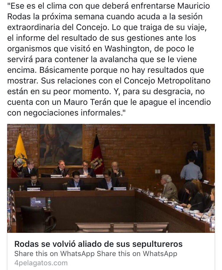 CicloviasUIO's tweet photo. Ya así @MauricioRodasEC va cavando su tumba y la de sus #Amiguis @ciclopolis @diegopuentec @daritapia #NextPolis #Contraloria #Urgente https://t.co/9bCMuL2Igu