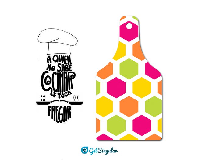 A quien no sabe cocinar le toca fregar😊 #Felizfinde #FelizViernes #getsingular #cocinar #cook #kitchen #Hogar #tabladecortar #cocinas #art