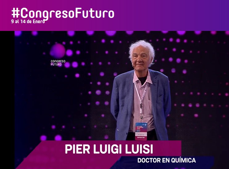 guidofernando's tweet photo. "El universo es un proceso interactivo total: idea que comparten budismo y el paradigma de la complejidad” Pier Luigi Luisi #congresofuturo https://t.co/WUKE2hpZ3S