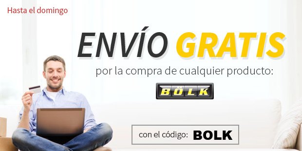 ¡Por tiempo limitado! ¡Tú compras Bolk y nosotros te lo llevamos gratis a casa! mister-auto.es