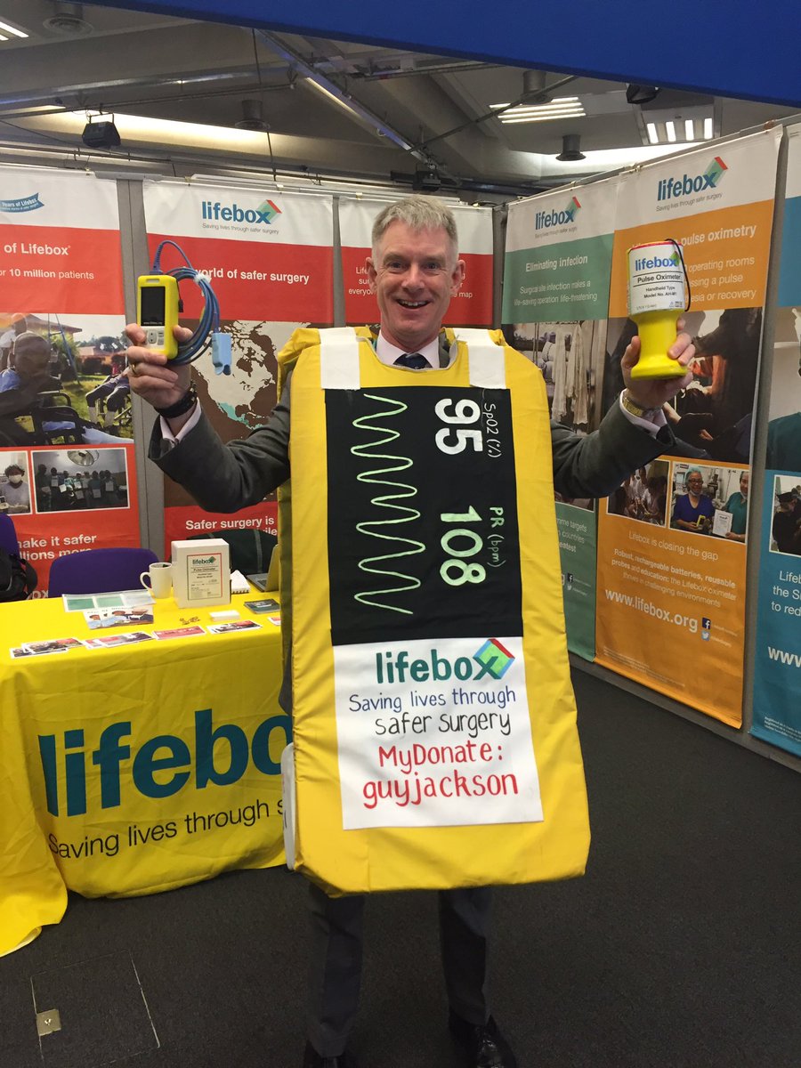 SaferSurgery's tweet photo. Many congrats and thank you @startle65, @AAGBI + members for your amazing support! #Lifeboxes4Rio #WSMLondon17 https://t.co/ll4CokWSlH