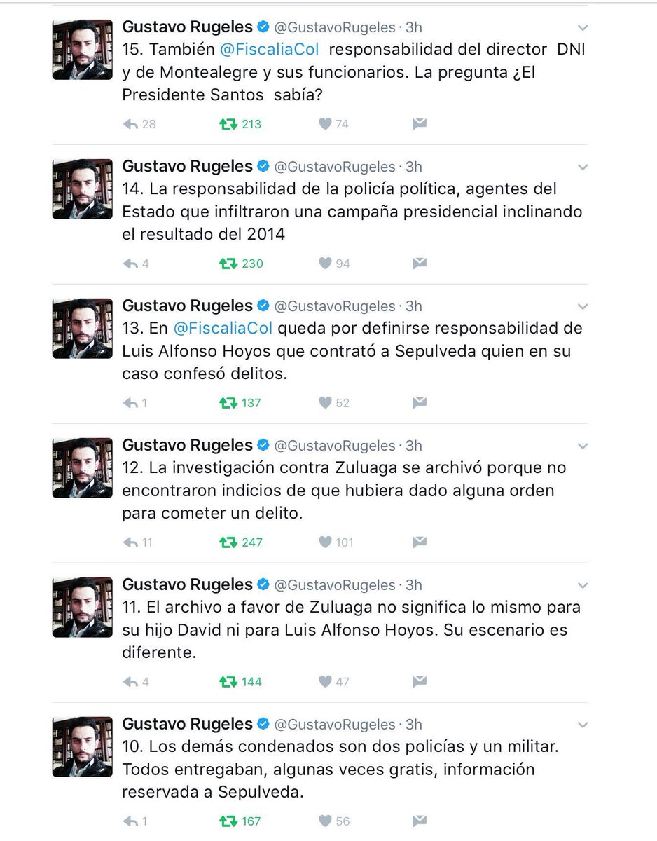 LaTiaUribista_1's tweet photo. Para conocer cómo fue infiltrada la campaña de @OIZuluaga lea los 15 trinos del gran periodista @GustavoRugeles https://t.co/xeQuDqir0Q