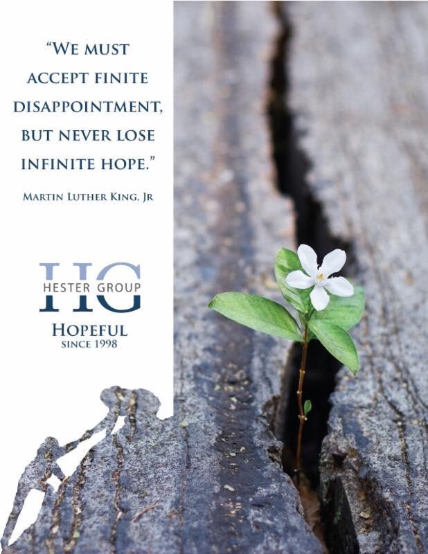 HesterGroup's tweet image. Hester Group celebrates #MLKday2017!