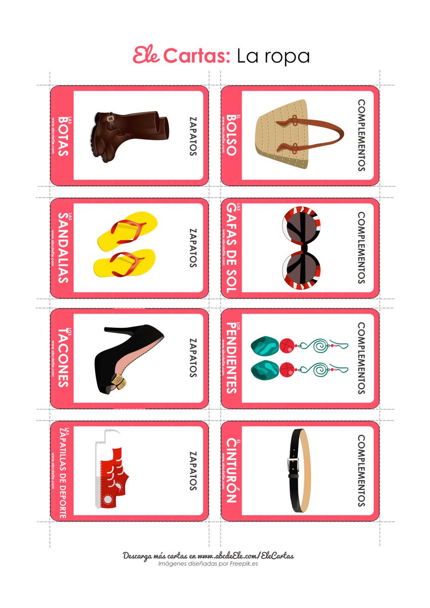 abcdeEle's tweet photo. Os dejo las #eleCartas de la ropa, descarga la baraja completa en el blog  👉 https://t.co/9NcOvXv0Zk
. #twitterELE https://t.co/8YyYQJBBZf