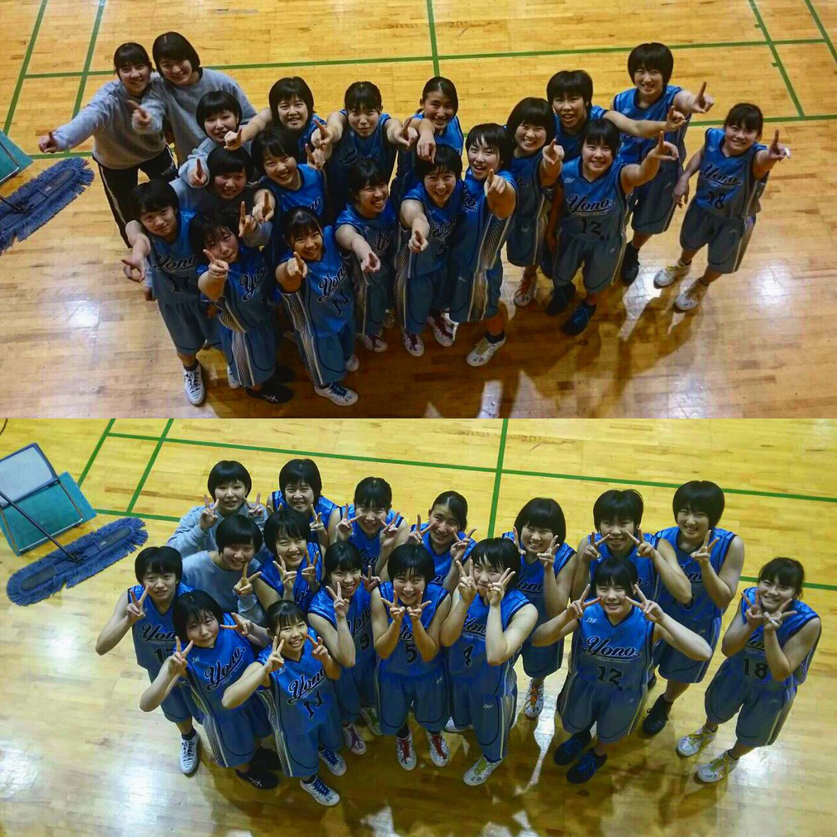 WeareYNBBC's tweet photo. 県大会1回戦目VS入間向陽62-41で勝利✌️
前半調子出なかったけど後半から自分たちのプレーが出来て楽しかった😊
明日は今日よりもっと厳しい試合だけどみんな気合い入れて頑張ろうね🔥
1月13日VS川越南、熊谷市民体育館、第3試合1時〜。 https://t.co/kmnZ9LAv3U