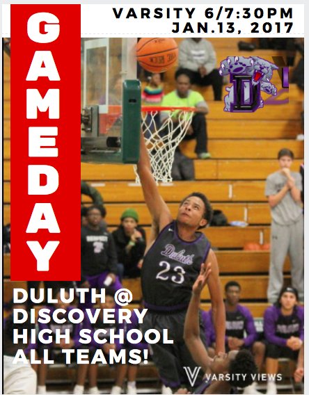 DuluthHighHoops's tweet photo. It's #Gameday in #WildCatCountry - Allteams head to #DiscoveryHS to take on the #Titans Varsity games 6/7:30PM #Let'sGoWildCats https://t.co/HYaJGCofkm