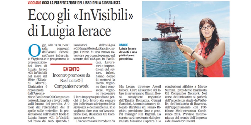 BasilicataOil's tweet photo. Sulla @LaGazzettaWeb!Abbiamo deciso di metterci la faccia,perché il nostro lavoro sia sempre più volto al rispetto dell’ambiente #BocNetwork https://t.co/M6aVZSZcWc