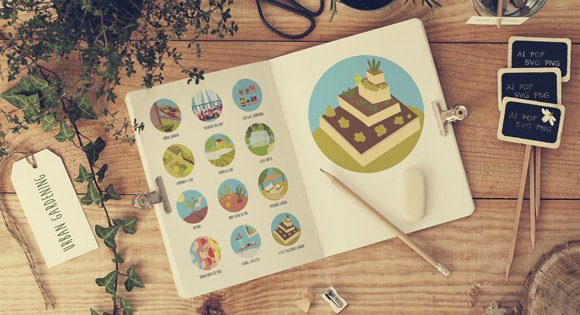 wearebluframe's tweet photo. Freebie: Urban Gardening #Icons (AI, PDF, #SVG, PNG)... https://t.co/a2JsVTvD81 https://t.co/Q3eLqK3Aum