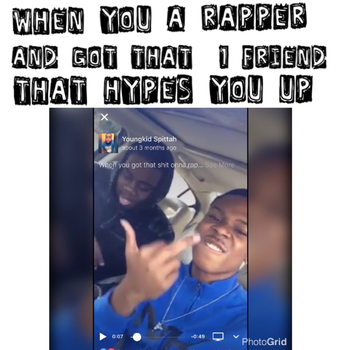 LandoDa2nd1_'s tweet photo. When you got that 1 friend that's your hype man 💯😂🔥 #retweet #share #like #tagafriend #BestFriend https://t.co/Cz0GHSekIn