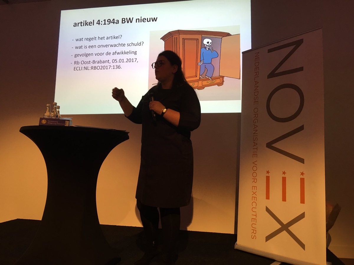 <a href="/lucys_law/">Lucy's Law (Lucienne van der Geld)</a> in actie bij NOVEX over de wet BETS. @novexexecuteur