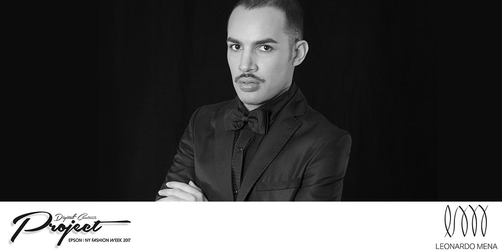 epsondobrasil's tweet photo. “A tecnologIa Epson fará você sentir que não existem limites”. Conheça o designer mexicano @leomenamoda https://t.co/xVoF6vxurL  #EpsonNYFW https://t.co/Wou6E7p6aZ