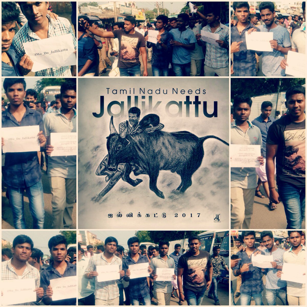 msaravindh's tweet photo. #protest_for_jallikattu
#voices_against_hater_bi**hes
#sava_our_traditional_jallikattu
#f**king_peta
#wedojalikattu 
#lets_support https://t.co/2HnEeaLnxS