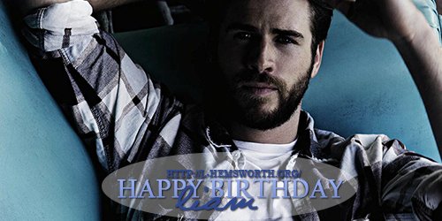 LHemsworthEs's tweet photo. Happy Birthday @LiamHemsworth  :) https://t.co/McvSPAHXoZ
