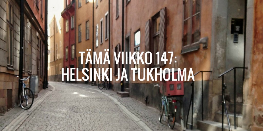 #matkablogi:ssani nyt *Tämä viikko 147* eli turisteilua kesäisessä #Tukholma:ssa. kotonakaikkialla.fi/tama-viikko-14…