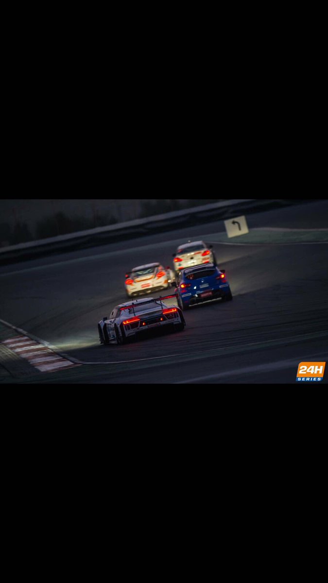 maybs33's tweet photo. First stint over back out in the early morning, can't wait #Dubai24H #24HSERIES @TeamCooksport @IFSworld https://t.co/WLye1F8QMq