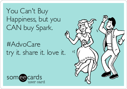 TCBweb's tweet image. LOL.  Yes..happiness is #Spark &amp;amp; in all different flavors :).  Buy some happiness today at teamchampionbuilders.com #FridayFeeling #AdvoCare