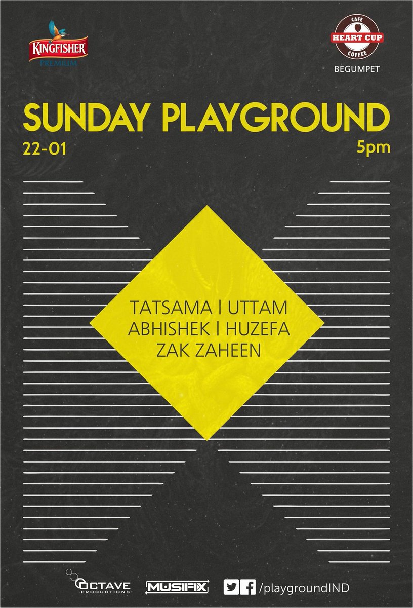 First Sunday playgroundof 2017💃🏻👯🎉👯looking forward can't wait😘😘 <a href="/djaardy/">Aardy</a> <a href="/musifixindia/">Musifix</a> <a href="/raunakvazir/">ronnyvaz</a> <a href="/HuzefaAuctionwa/">Huzefa Auctionwala</a> <a href="/HeartCupCoffee/">Heart Cup Coffee</a>