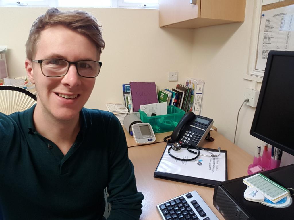 josephfra's tweet photo. @ParamedicsUK
Recently became a Specialist Paramedic in #primarycare care and loving it.
#NotAllParamedicsWearGreen
#steeplearning https://t.co/EUf8rSqO88