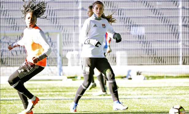 OL_English's tweet photo. .@alexmorgan13 and @keishaballa are qualified to play against Guingamp this Saturday! https://t.co/uWAqfpNcNs