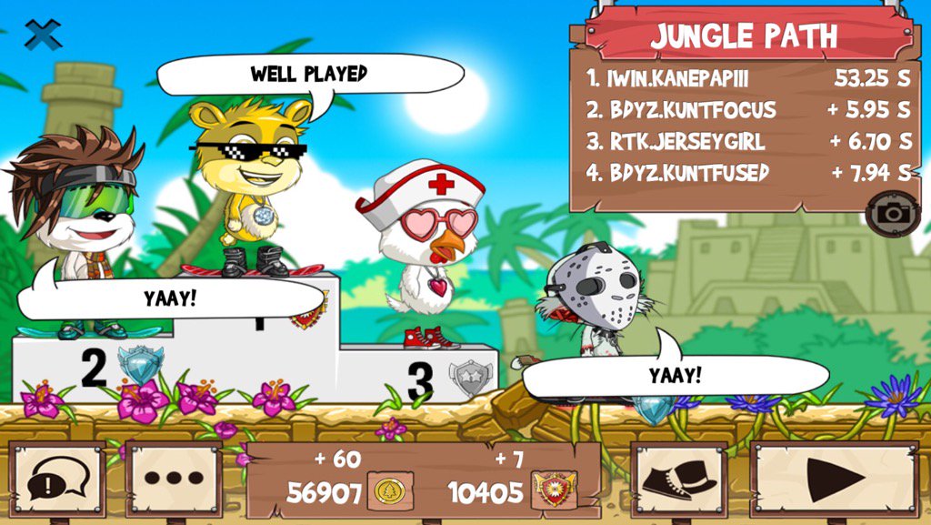 KanexPapi's tweet photo. Get on my level, son! #funrun2 #kuntfocus #jerseygirl #kuntfused https://t.co/IwNPtOx8lm
