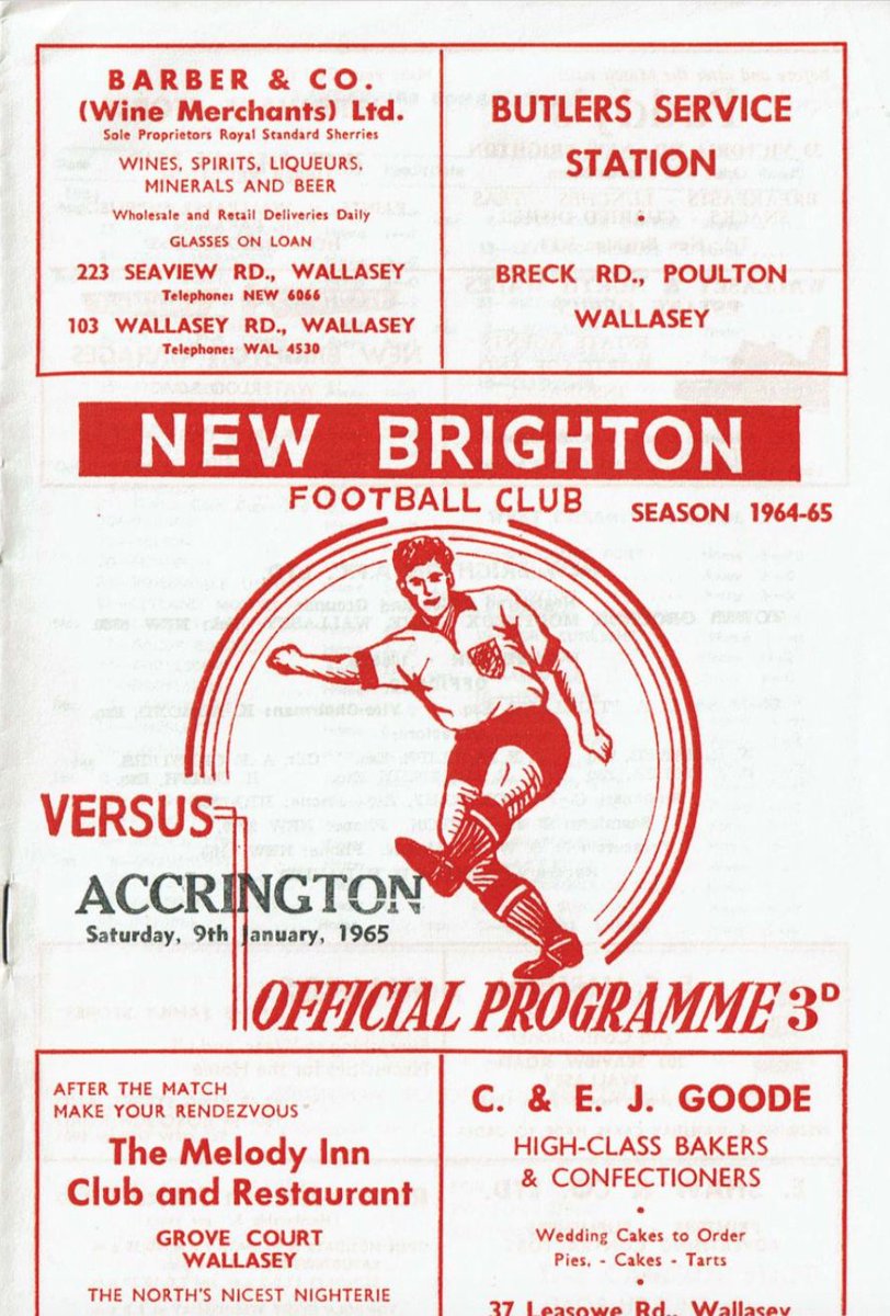 Soccerama1's tweet image. #AccringtonStanley did not fold after resigning from the #FootballLeague in 1962. They played in the Lancashire Combination until Jan 1966.