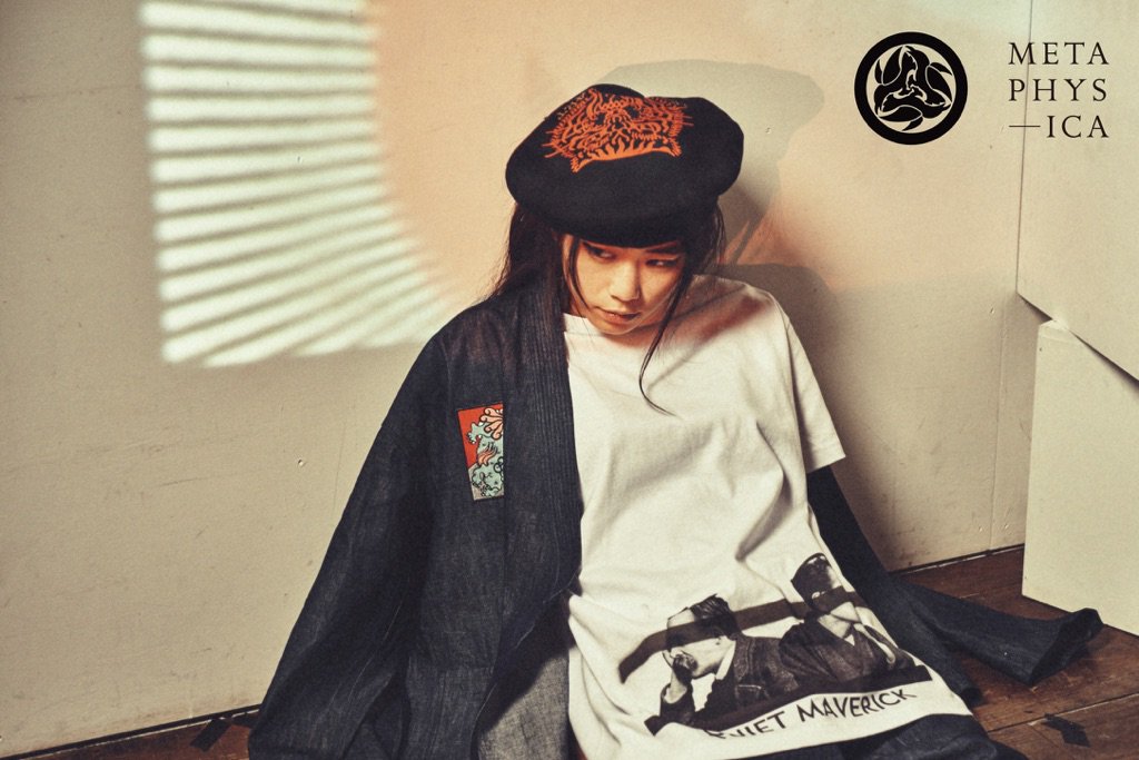 Meta_Kyoto's tweet photo. SCROW ART × METAPHYSICA
"Black Denim Beret"
size: 1,2
color: Tigar, Snake
#METAPHYSICA
#SCROWART
#針三昧
#METAkyoto
#texOSAKA
#VORokayama https://t.co/ngomA4fsea