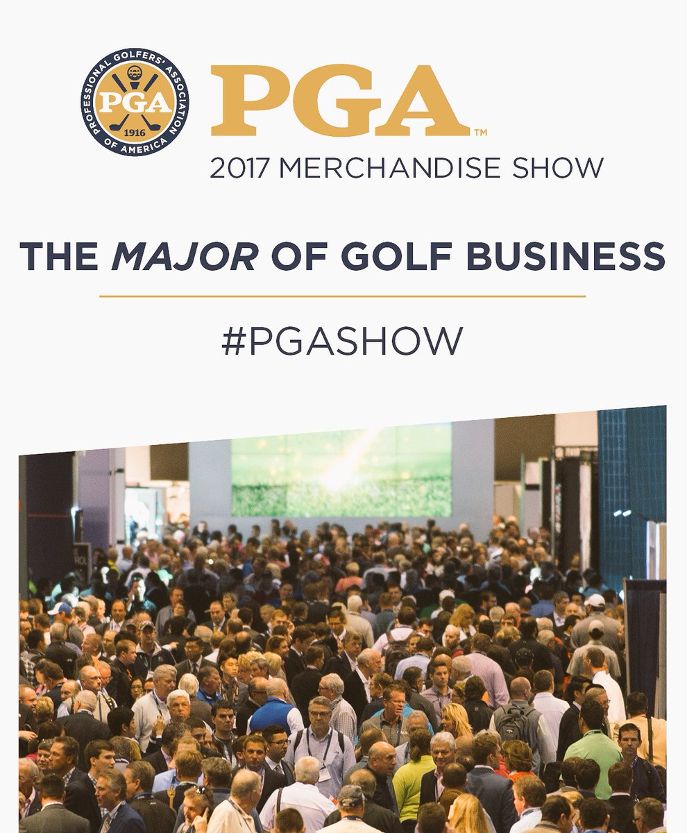 PuttingPlatform's tweet photo. The 2017 @PGAShow is almost here. We'll have units at #BoditrakSports (991), #GaspSystems (1393) & #SAMSports (1773). Stop by and say hello. https://t.co/bTRAUzOBJq