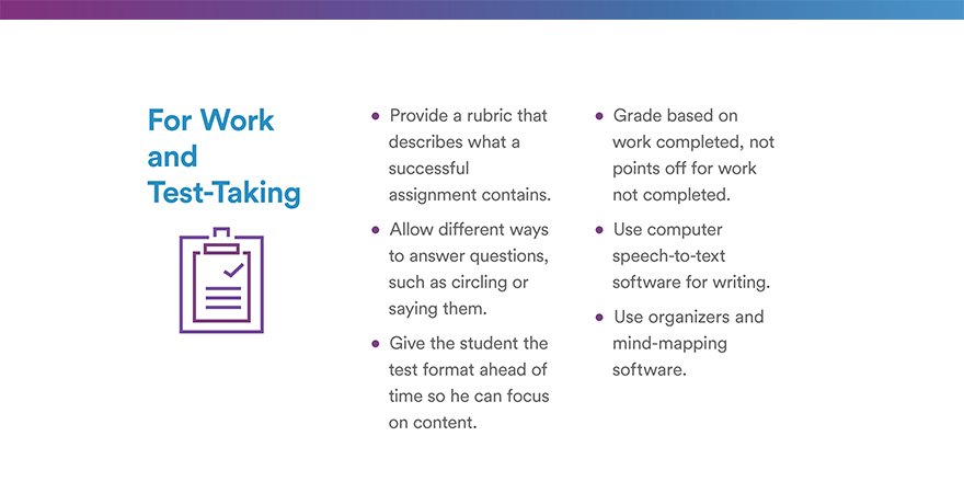 These classroom accommodations may help your child with #executivefunction issues.