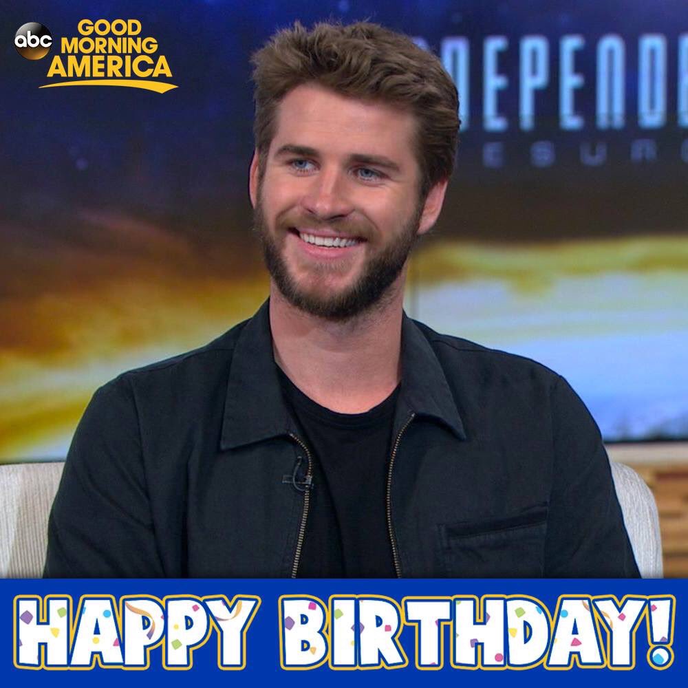  Happy Birthday to Liam Hemsworth!  