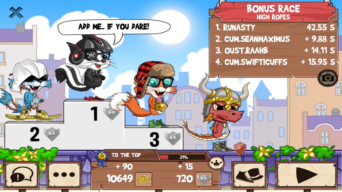 runasty_fr2's tweet photo. I want their clan tag wtf #funrun2 #SEANMAXIMUS #Raahb #Swifticuffs https://t.co/AClKVpokBj