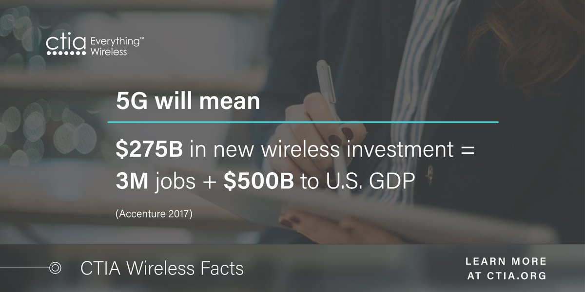 CTIA's tweet image. How #5G impacts U.S. economy @AccentureStrat 

ctia.org/docs/default-s…