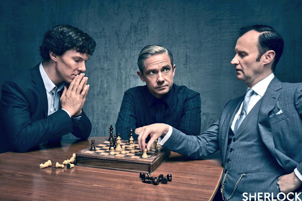 KDeb98's tweet photo. 1- Thinking about the game.
2- The game is on!
3- It is not a game anymore!
#Sherlock #SherlockReacts 
@SherlockDaily_ @ElisaEfg https://t.co/fSFohnlNGk