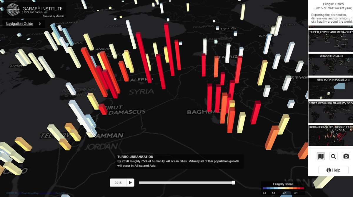 igarape_org's tweet photo. Where are the world's most #Fragilecities? Which cities are most resilient? Find out at @igarape_org  new data viz https://t.co/U94tFQvgw6 https://t.co/IY7zXCNFih