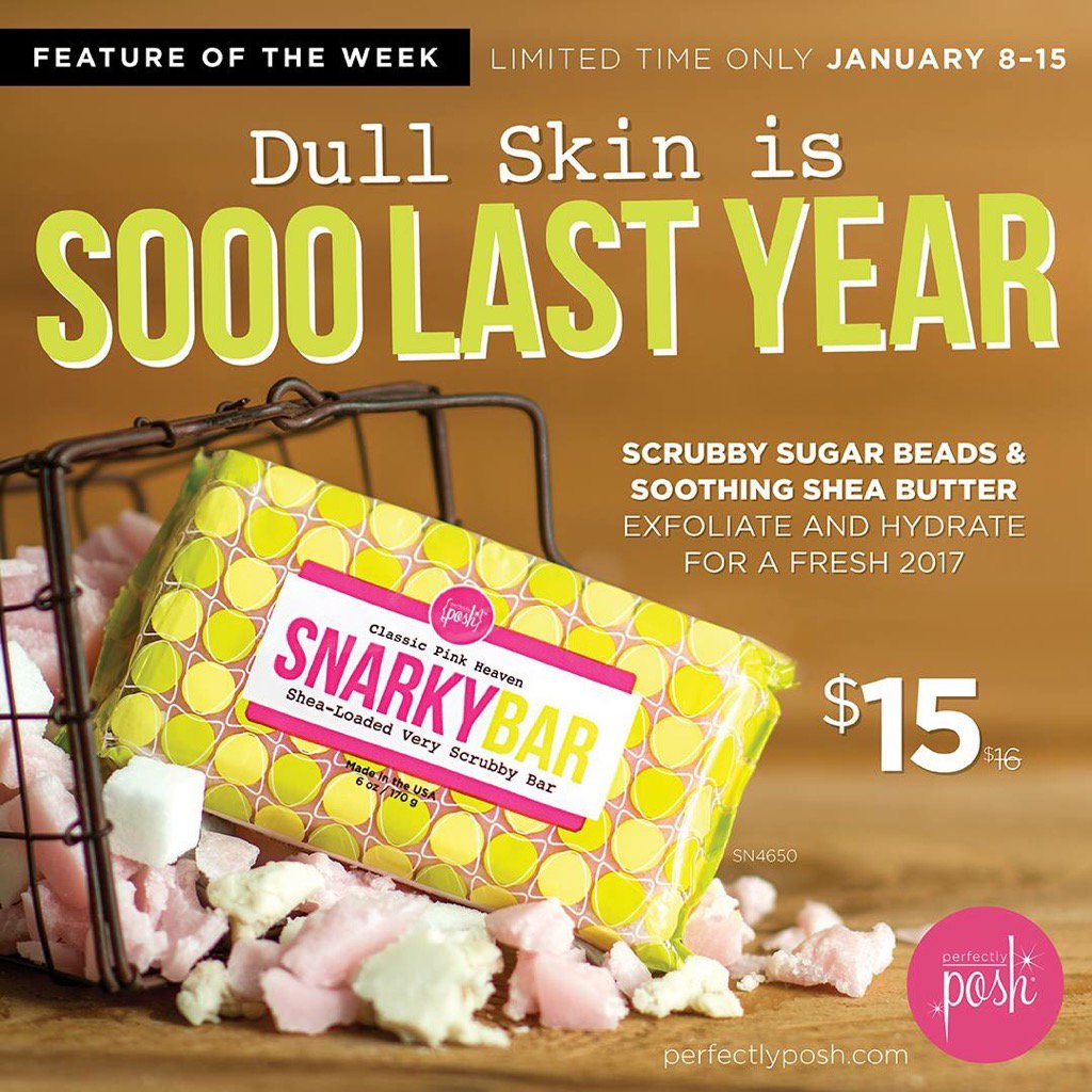 BeeColvin's tweet photo. Sugar beads, calendula, &amp; shea butter. Smooth skin awaits! #beeposh #perfectlyposh go to https://t.co/cIG6npJWiO https://t.co/A71hO0bHEO