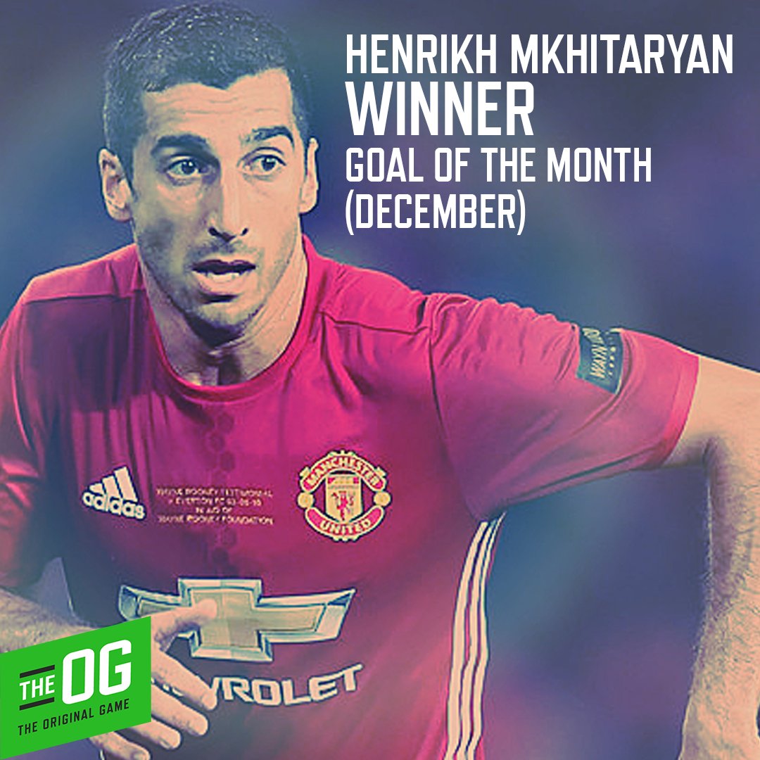 TheOGonKiswe's tweet photo. #Congratulations to Henrikh Mkhitaryan #winner of the Carling Goal Of The Month (December) #soccer #football #GoaloftheMonth @HenrikhMkh https://t.co/DYfrETpu6H